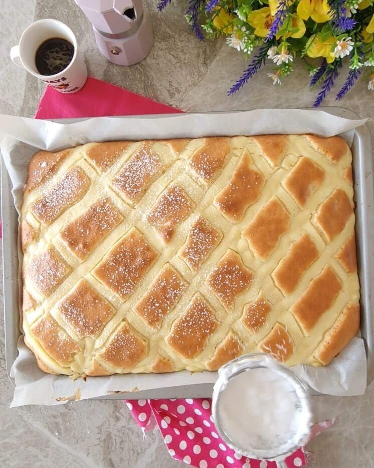 Süßer Flaumkuchen