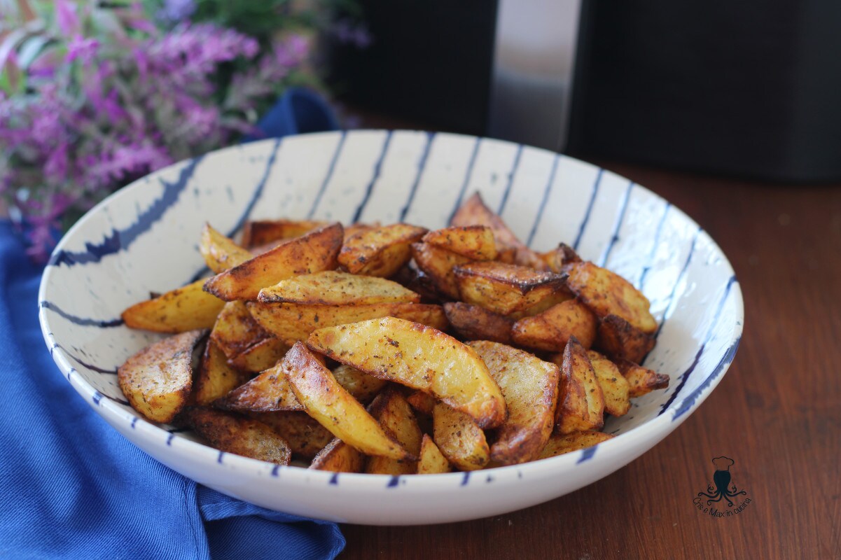 Würzige Kartoffeln in der Heißluftfritteuse