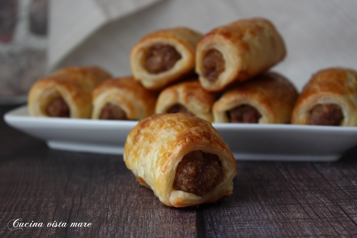 Wurst im Blätterteig