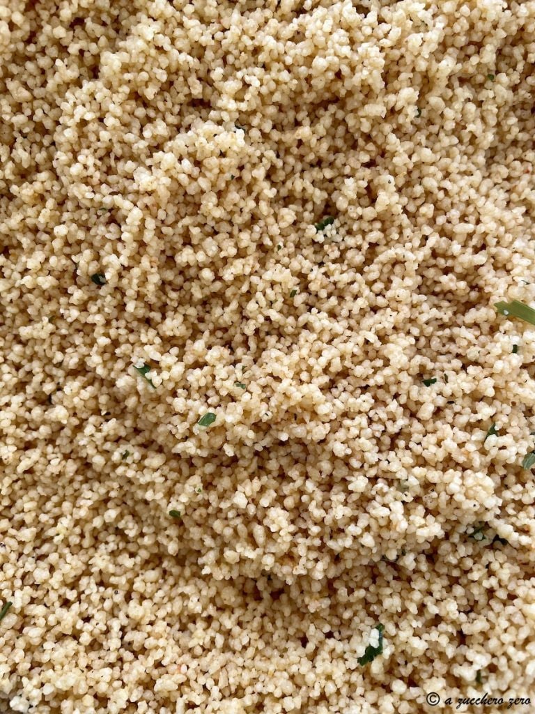 Zackenbarsch in Brühe mit Vollkorn-Couscous