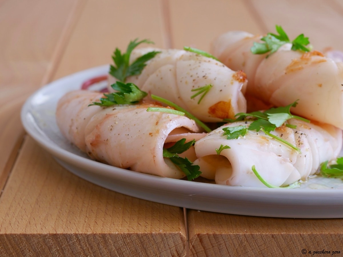 Zarte und schmackhafte Pfannen-Calamari