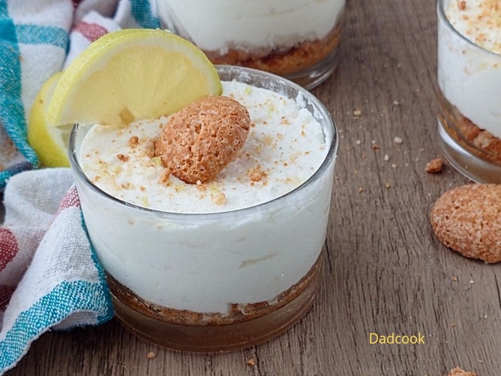 Zitronen- und Amaretti-Dessert: Die Frische Creme Ohne Backen und Ohne Butter