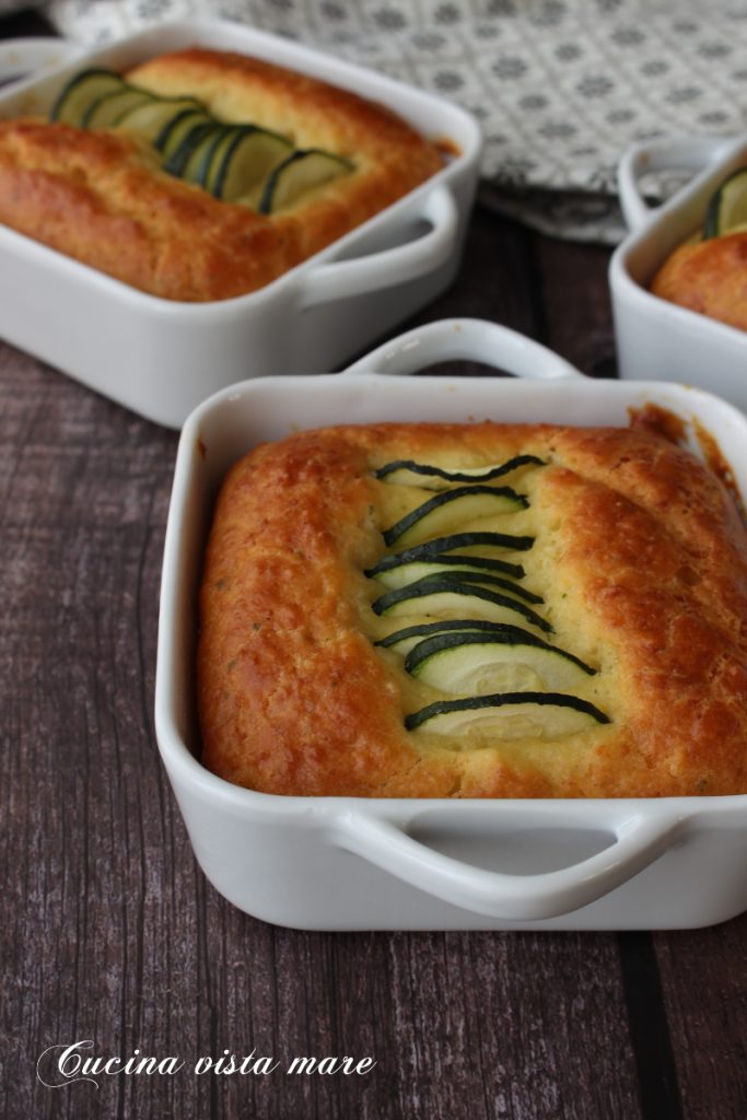 Zucchini-Aufläufe Küche mit Meeresblick