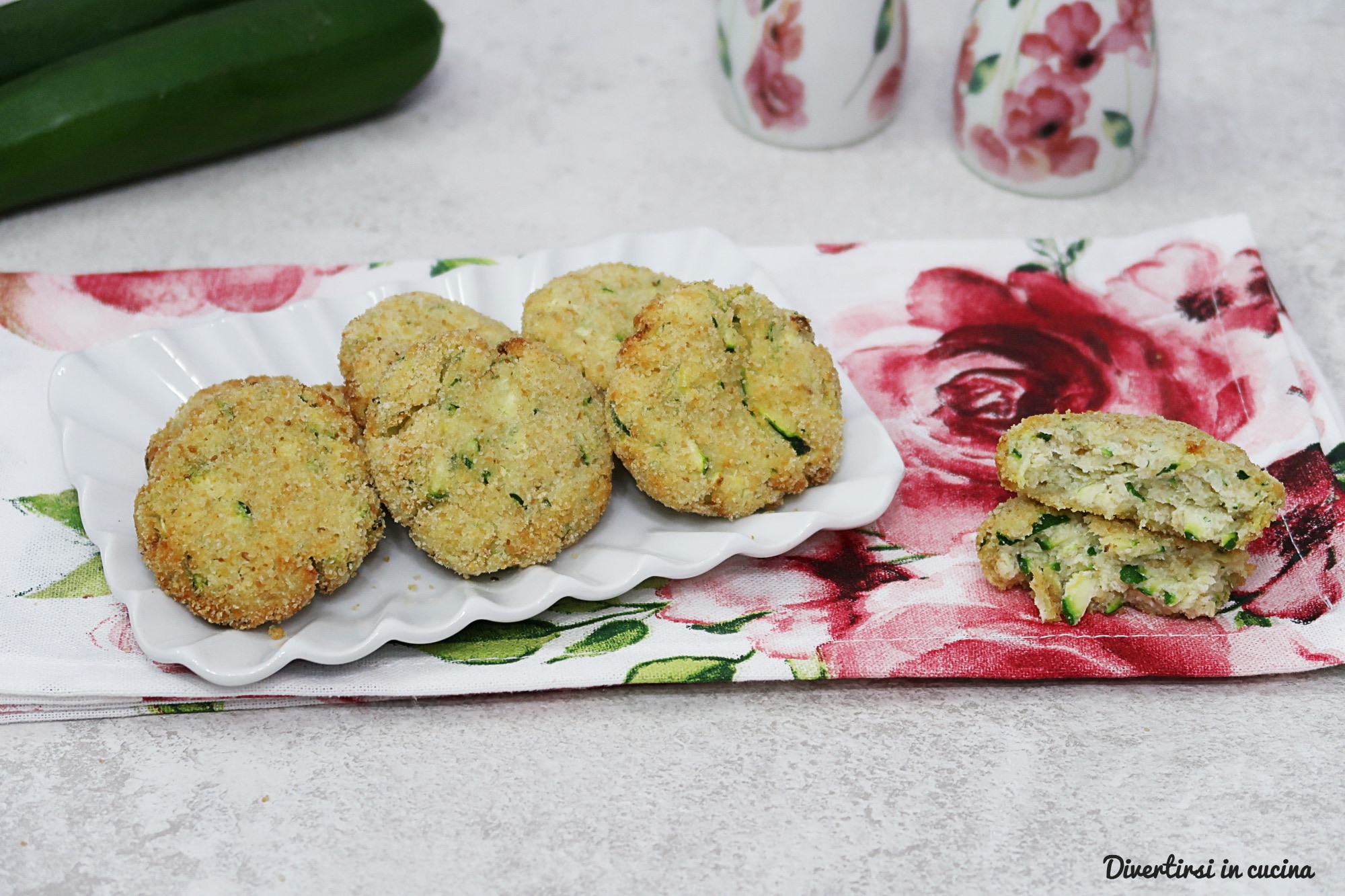 Zucchini-Ricotta-Kroketten