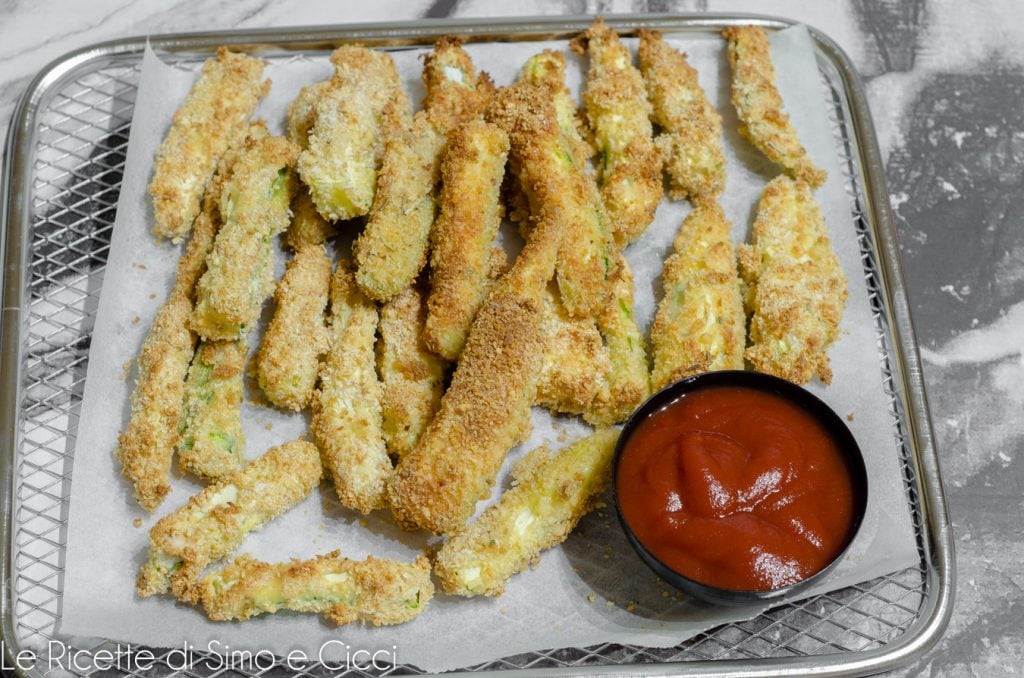 Zucchini-Sticks aus dem Ofen