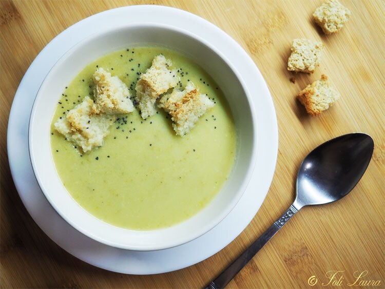 Cremige und leichte Zucchinicremesuppe: das einfache und schnelle Rezept