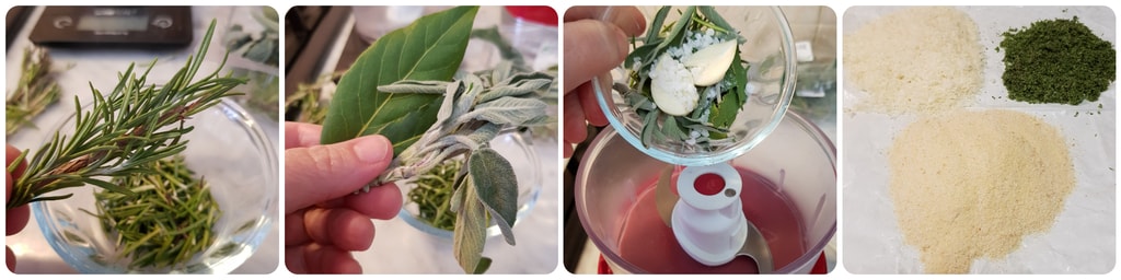 Hähnchenschnitzel mit Kräutern im Ofen