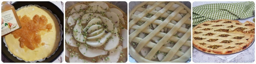 torte mit birnen und streuseln