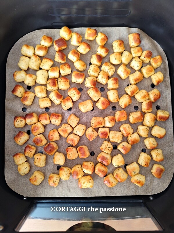 Frittierte Gnocchi in der Heißluftfritteuse ohne Schmalz