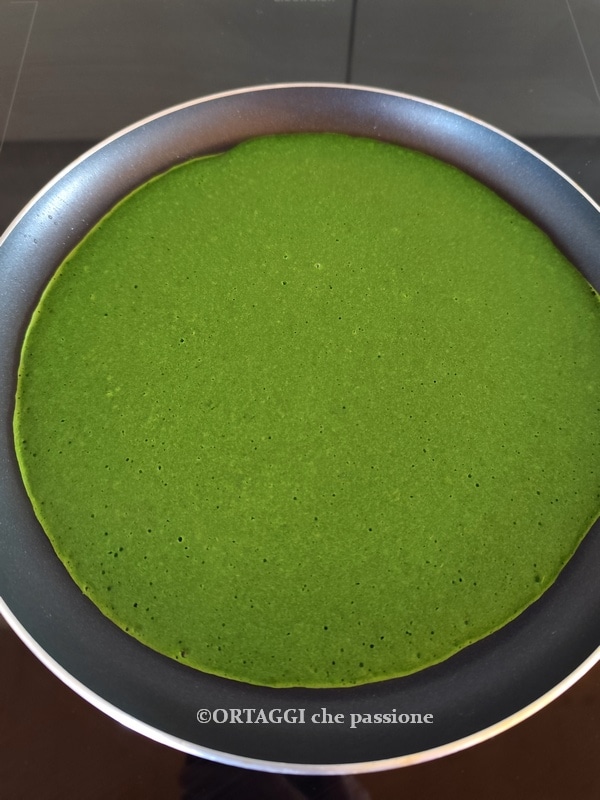 Spinat-Crepes kochen