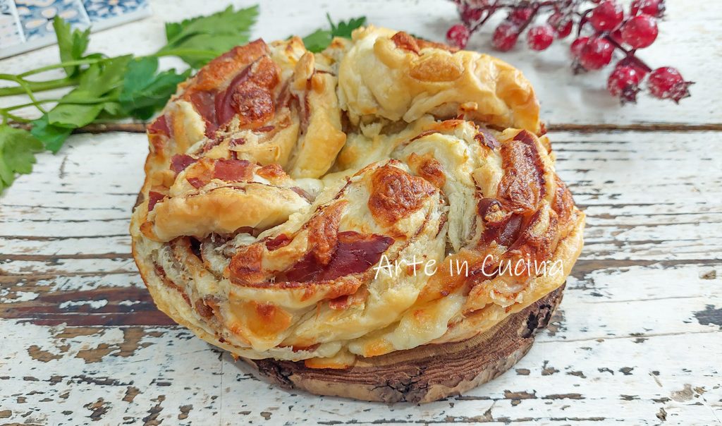 ANGELICA aus BLÄTTERTEIG schneller salziger Kuchen