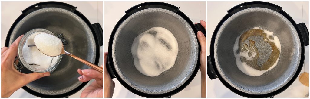 Apfel Tarte Tatin im Instant Pot
