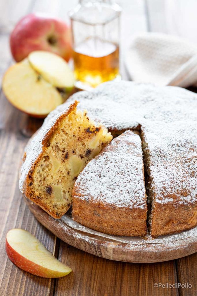 weicher apfelkuchen mit rum