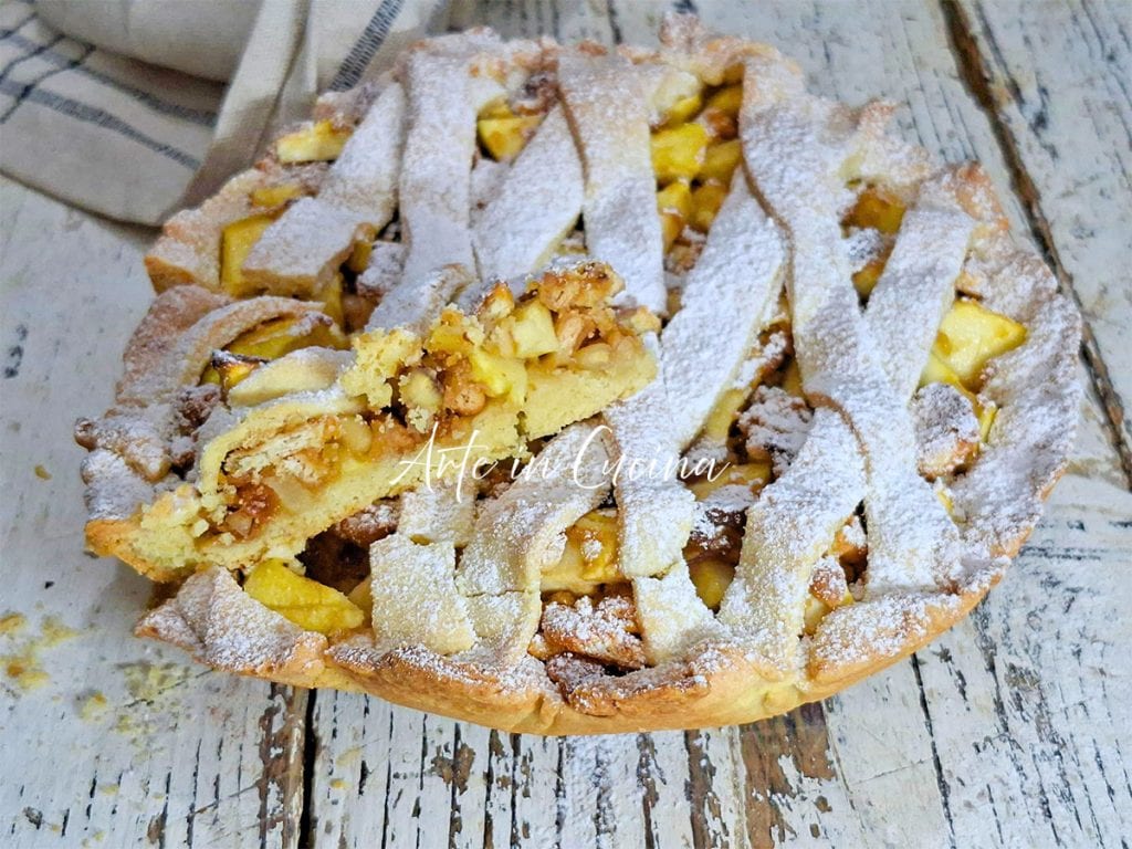 APFELSTRUDEL-TORTE mit Mürbeteig