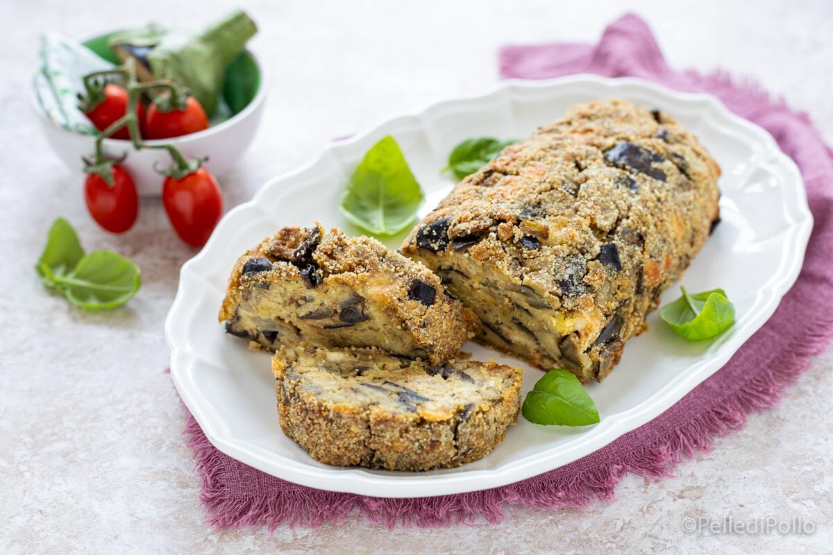 Gebackener Auberginenbraten