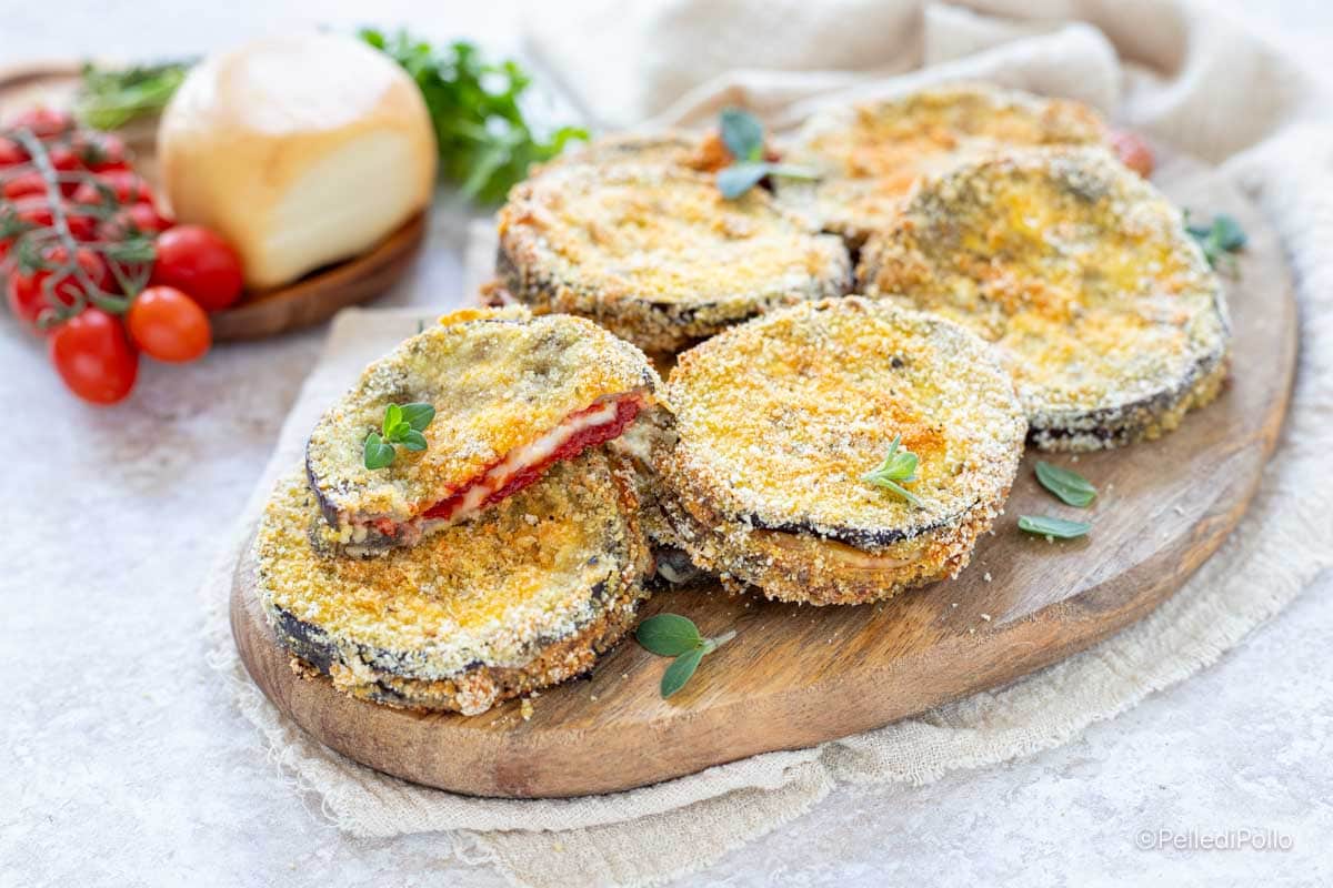 Auberginenschnitzel nach Pizzaiola-Art