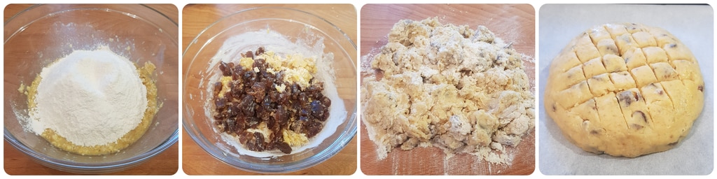 niedriger Pandolce mit Marrons Glacés