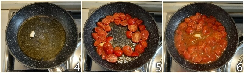 b. frische Tomatensoße zubereiten