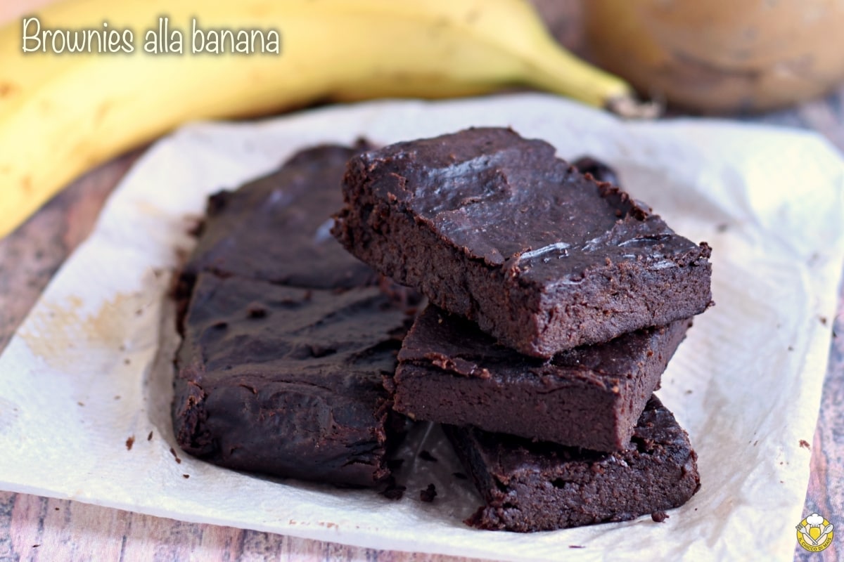 Bananen-Erdnussbutter-Brownies