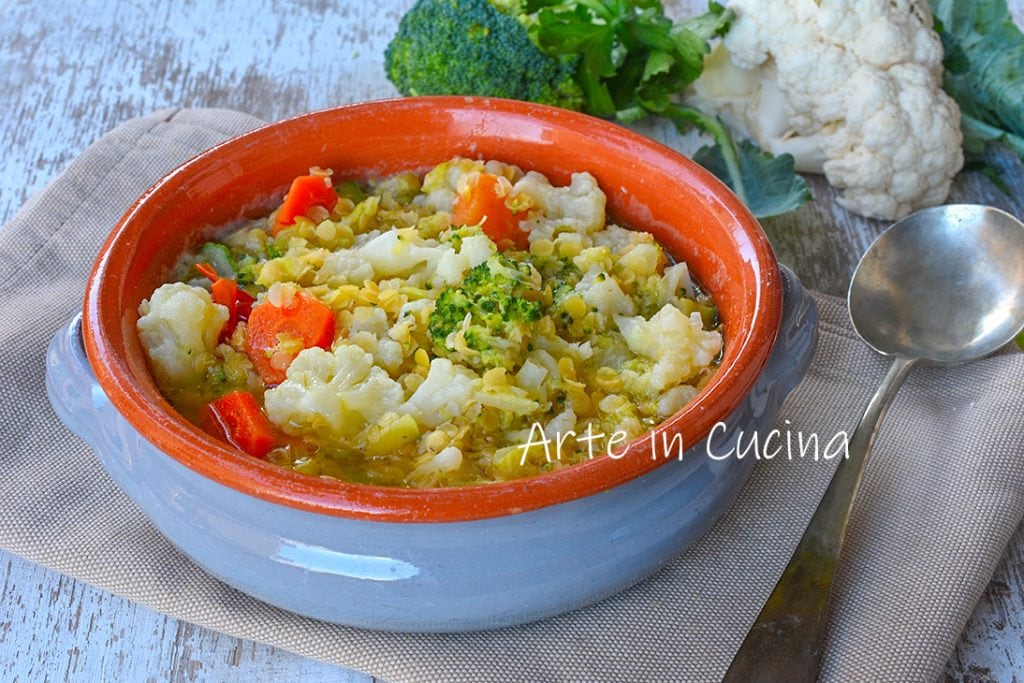 Bauernsuppe mit Linsen
