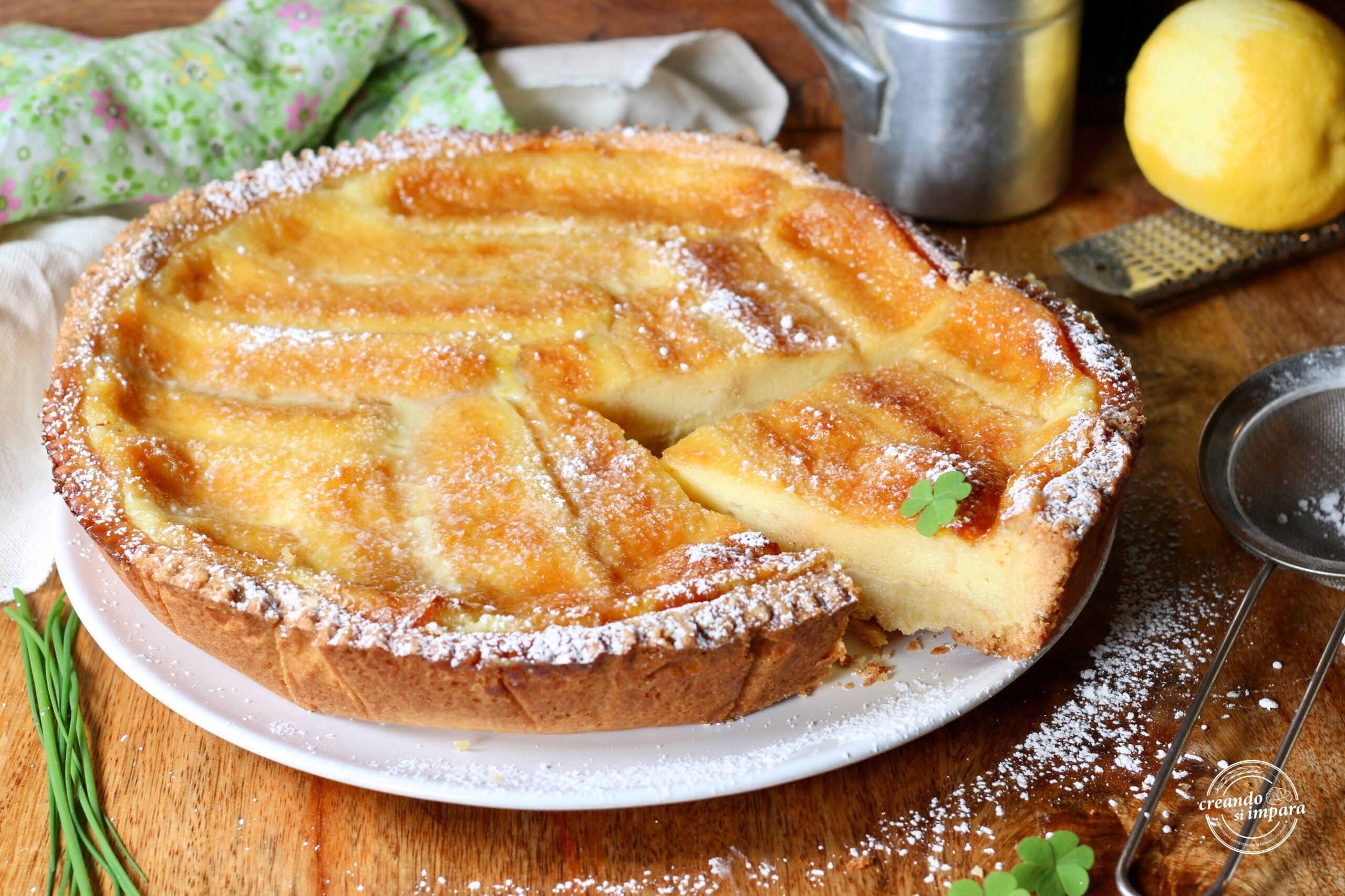 Portugiesischer Kuchen oder Benevento-Torte