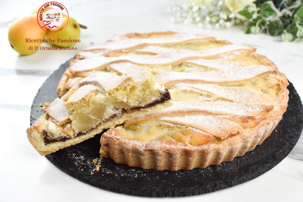 crostata pere e ricotta