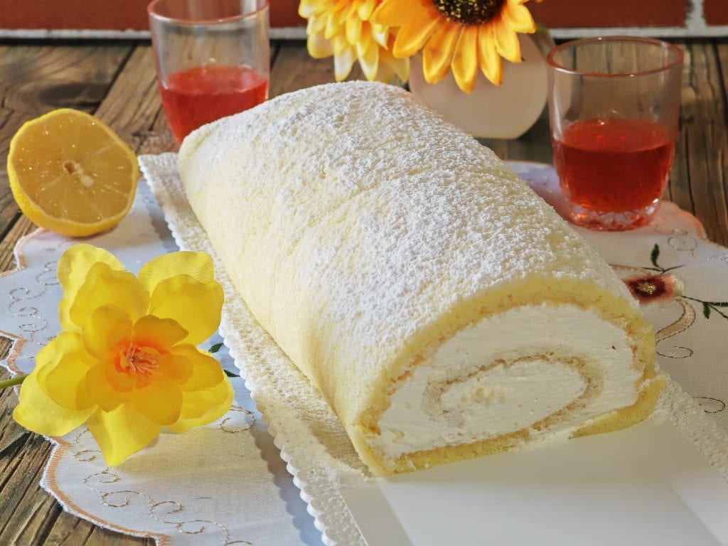 Rolle mit Paradiescreme