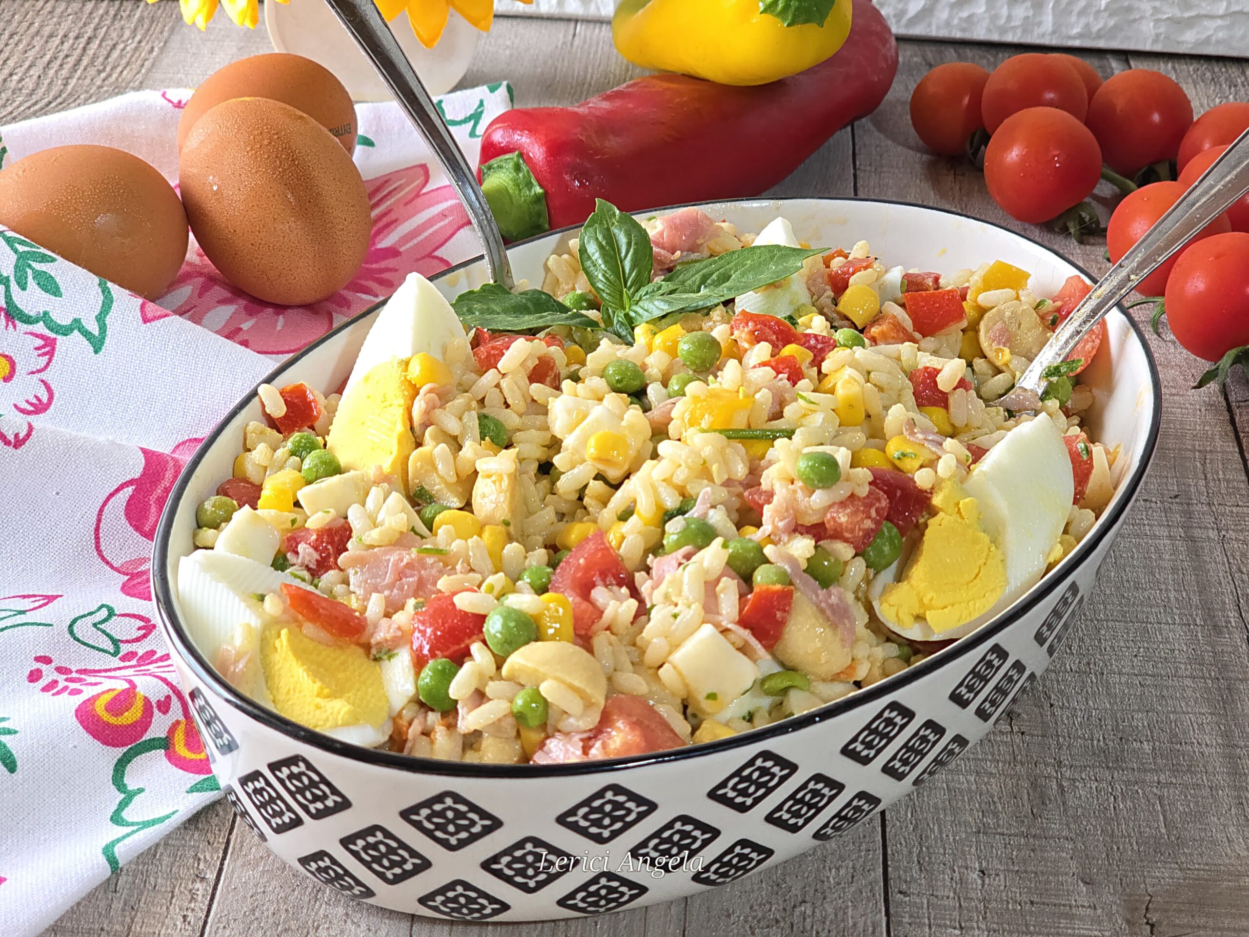 Sommerlicher Reissalat