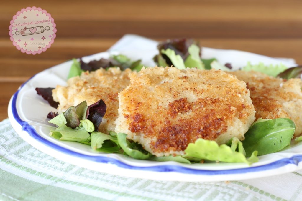 Blumenkohl- und Bohnenschnitzel