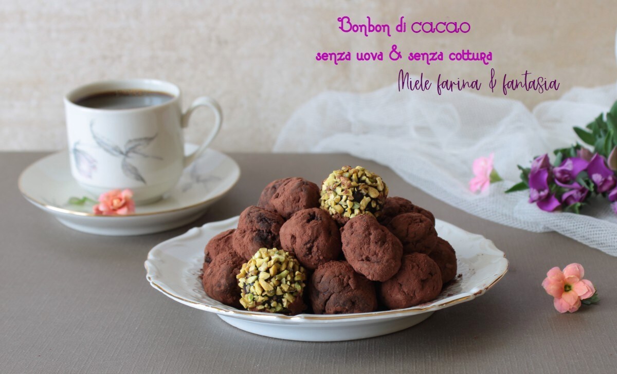 Schokoladenbonbons ohne Eier und Butter. Rezept ohne Kochen