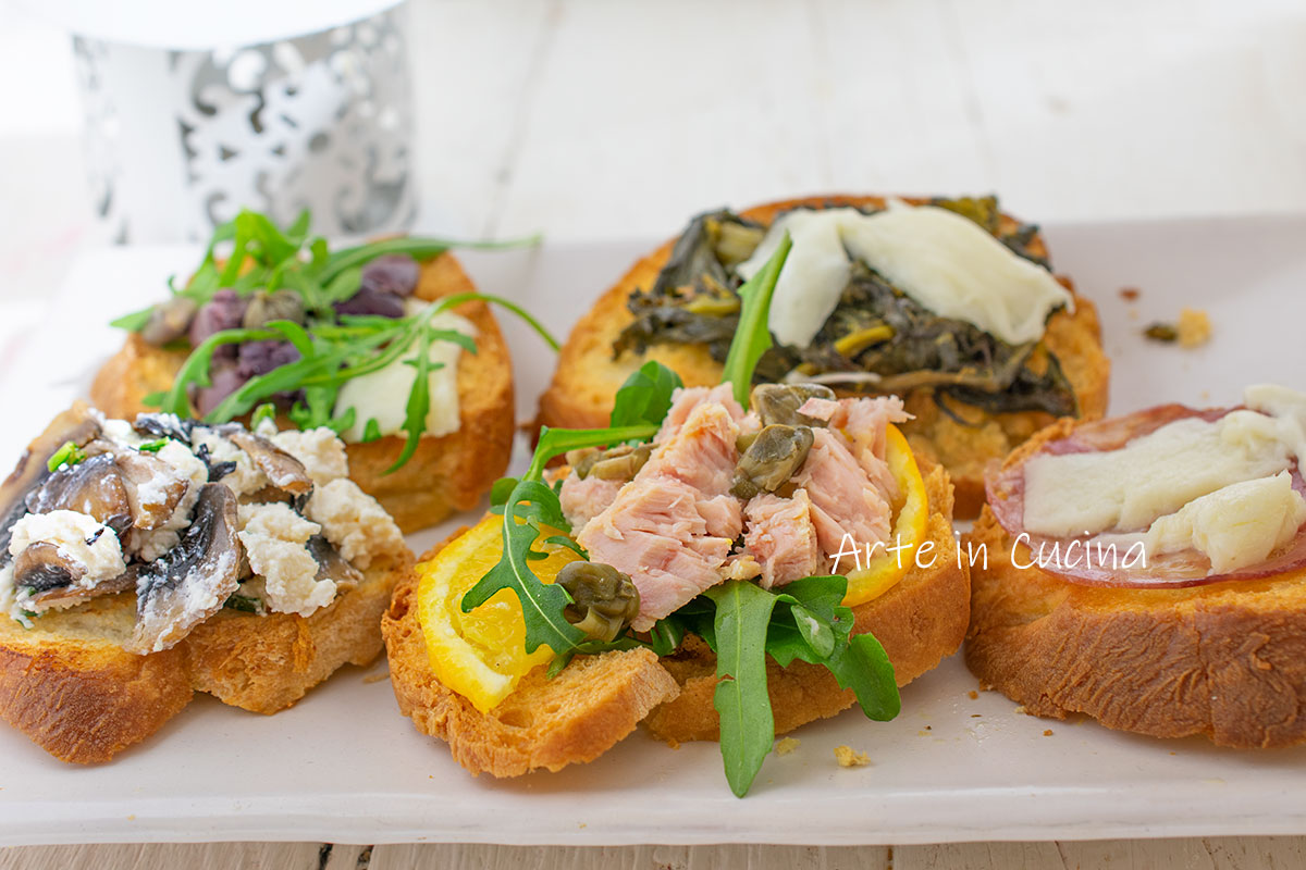 Bruschetta als Vorspeise