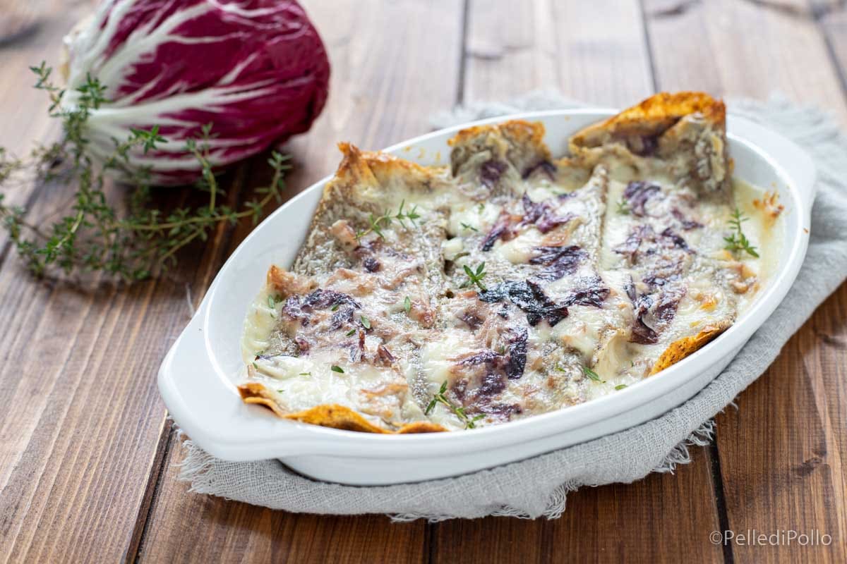 Buchweizen-Crepes mit Radicchio