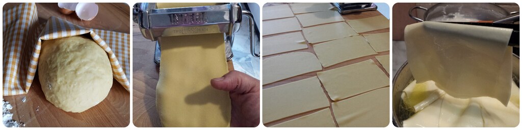 köstliche Lasagne mit Radicchio und Gorgonzola