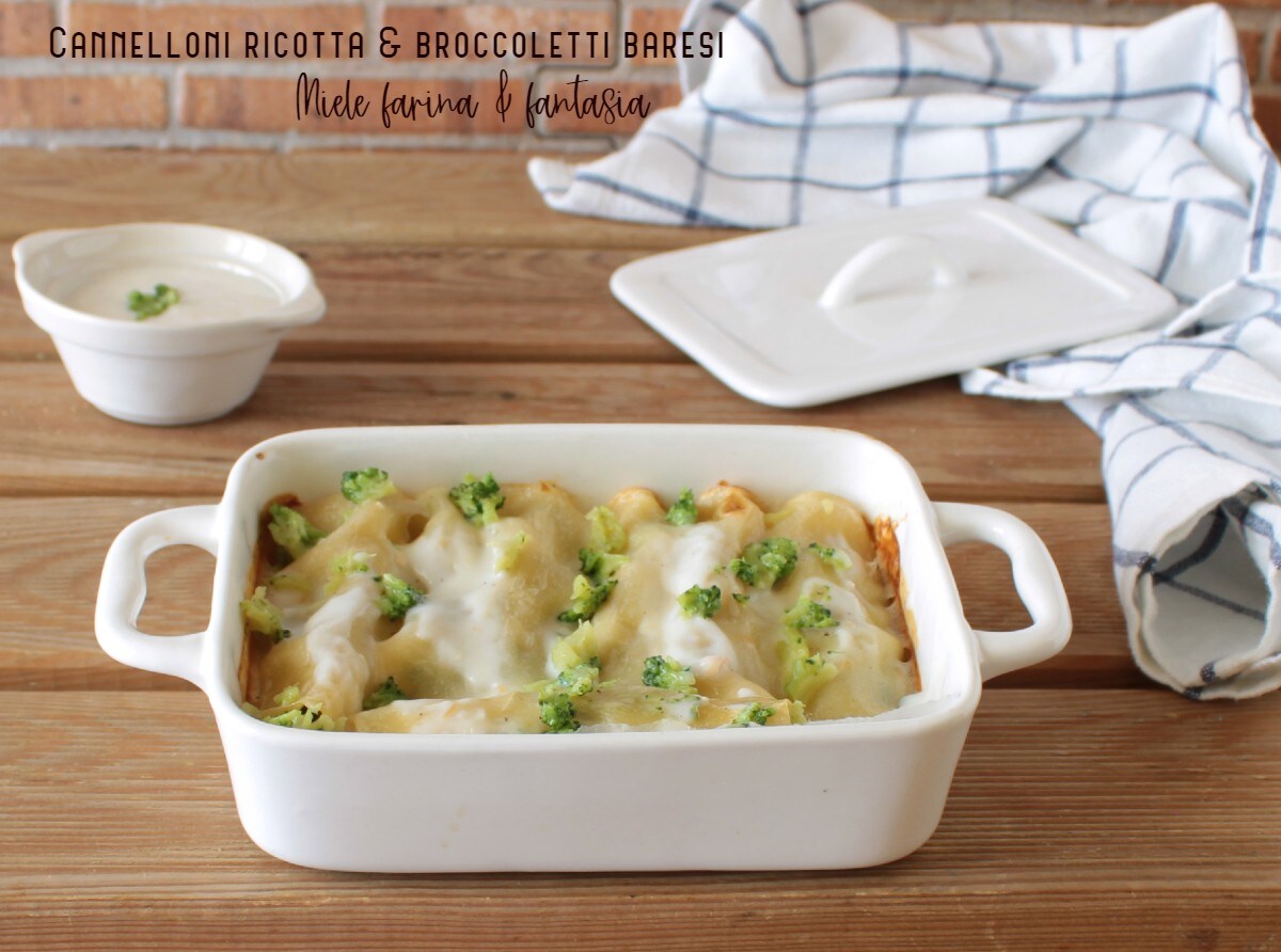 Cannelloni mit Ricotta und Bareser Brokkoli Füllung