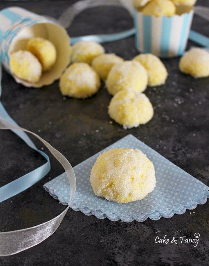 Castagnole mit Limoncello