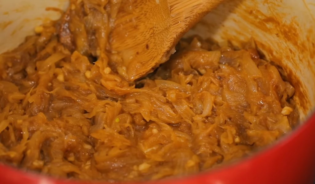 Überbackene Zwiebelsuppe