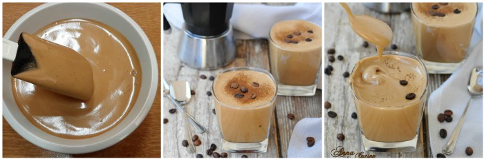 Leichte Kaffeecreme ohne Fett