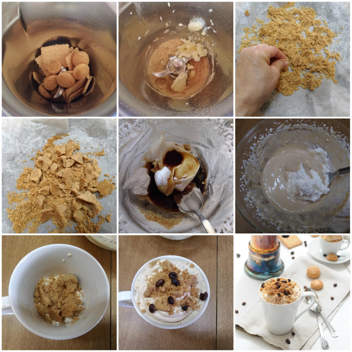 Kaffee-Crumble im Becher