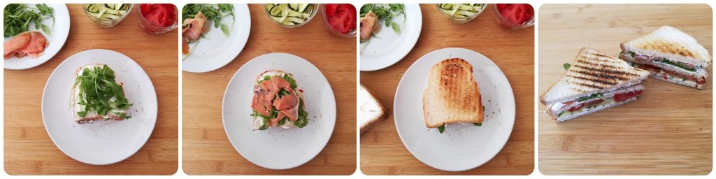 Lachs-Club-Sandwich