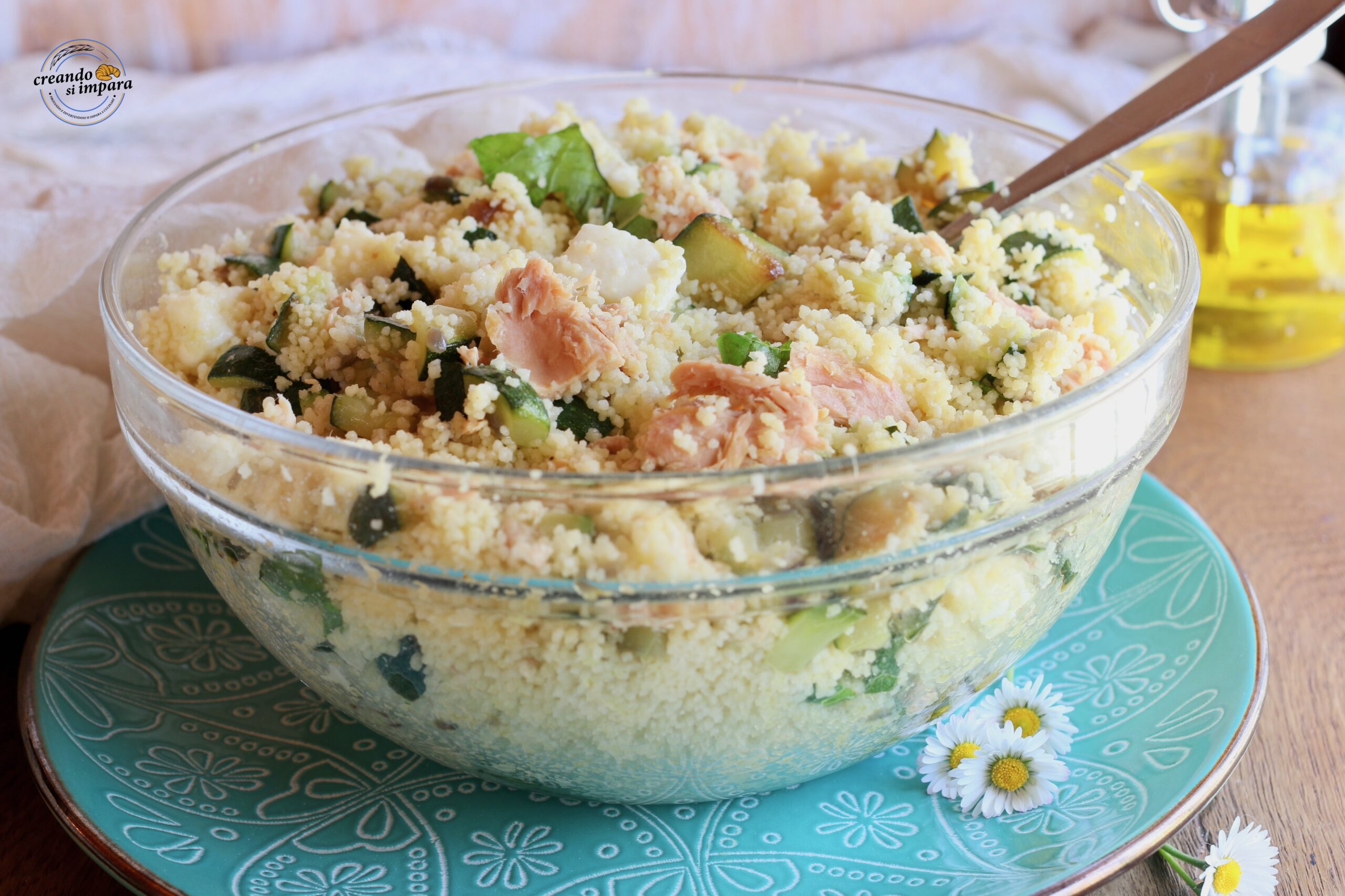 Couscous mit Zucchini und Thunfisch
