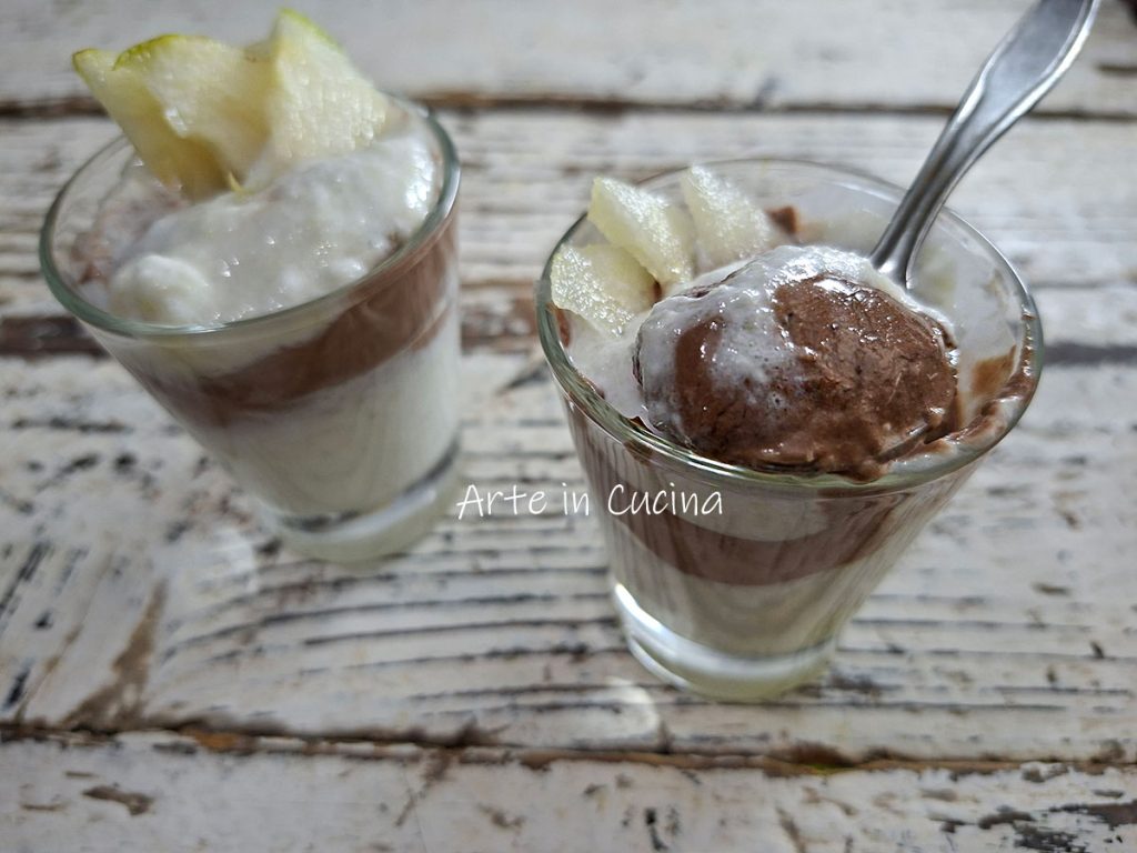 DESSERT BIRNE und SCHOKOLADE