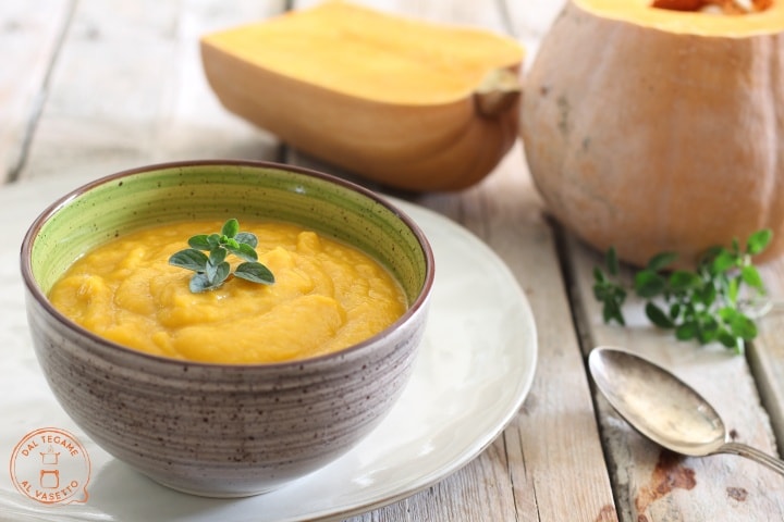 Kürbiscremesuppe aus der Mikrowelle