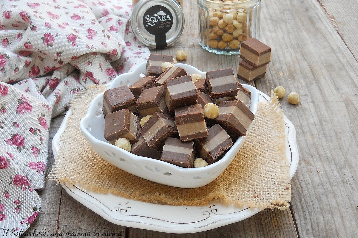 Cremini, hausgemachte Haselnuss-Pralinen
