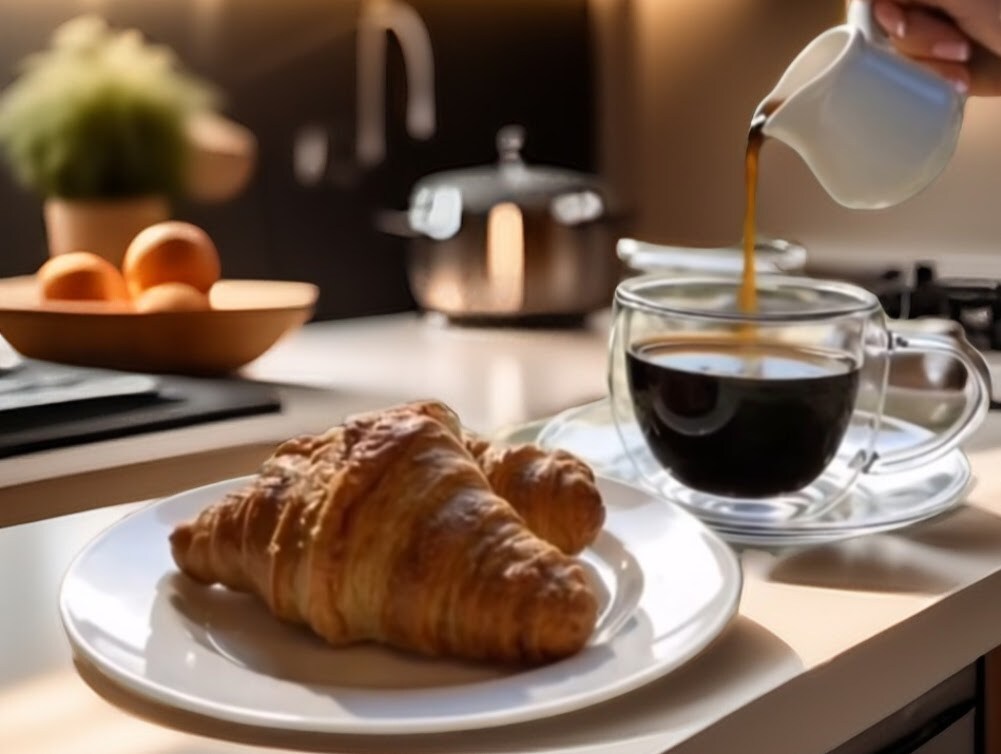 Die Croissants mit FiberPasta Mehl