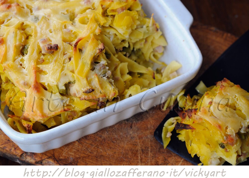 Crostata di Tagliatelle in Weiß neapolitanisches Rezept