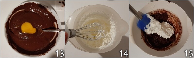 e. Schlagsahne hinzufügen, um die Schokoladen-Kaffee-Mousse zu machen