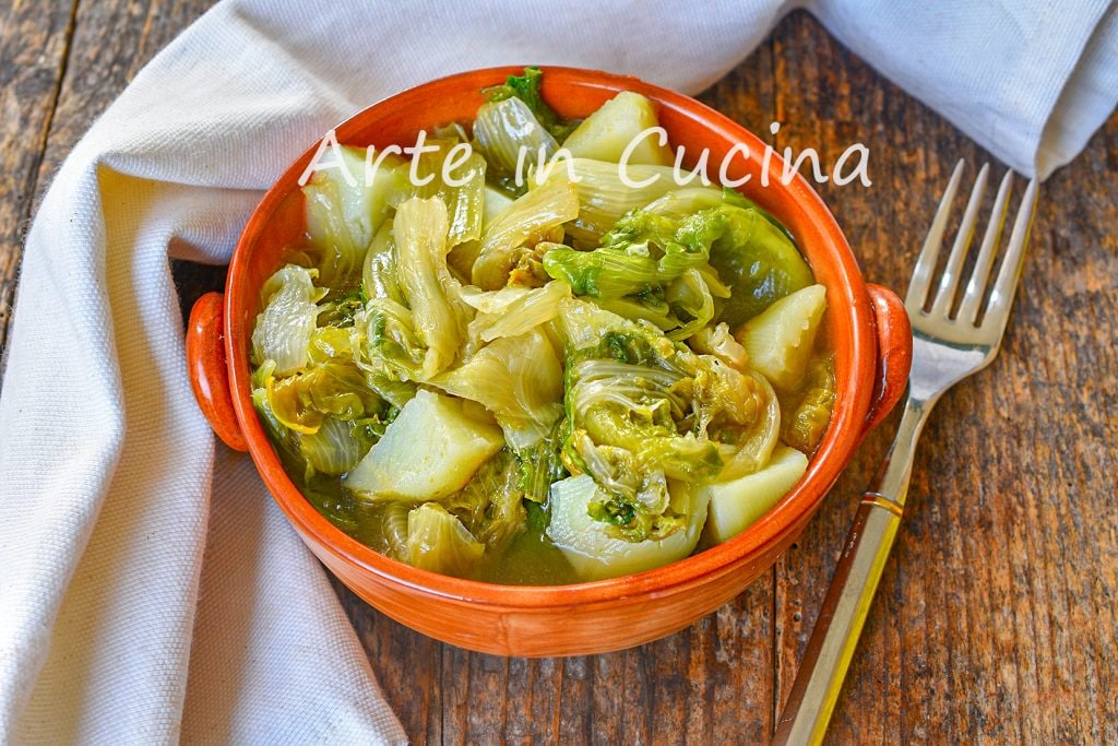 Endivien- und Kartoffelsuppe