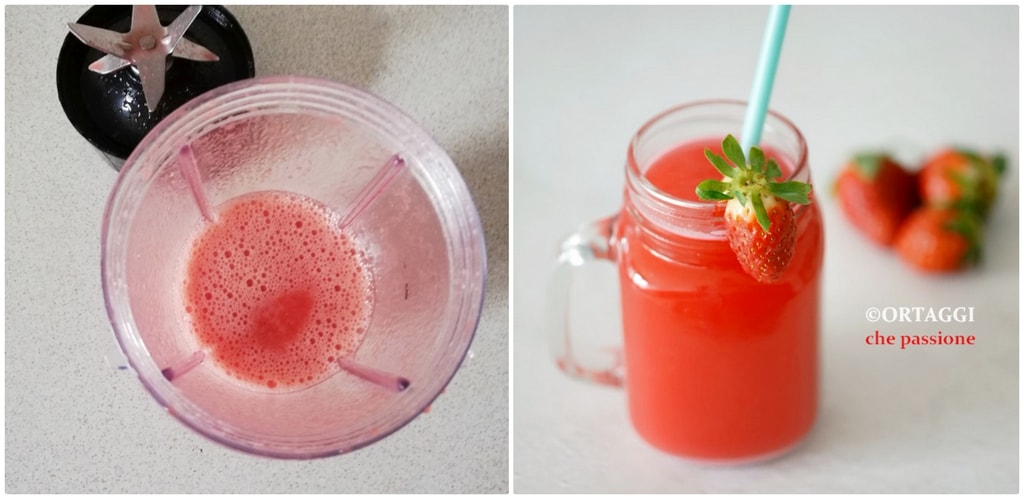 Erdbeersaft filtern