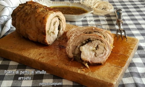 Gebratene Kalbsbrust