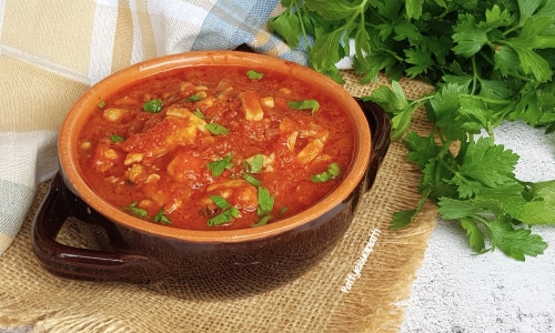 Sepiasoße mit Tomaten